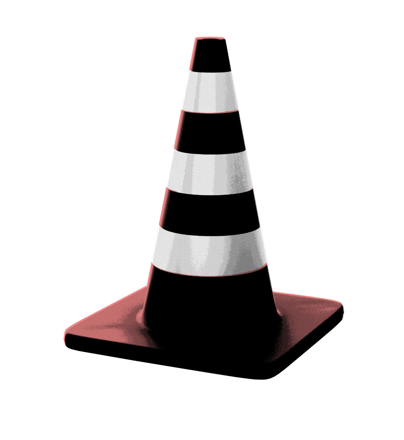 Road cone illustration 11.29.17